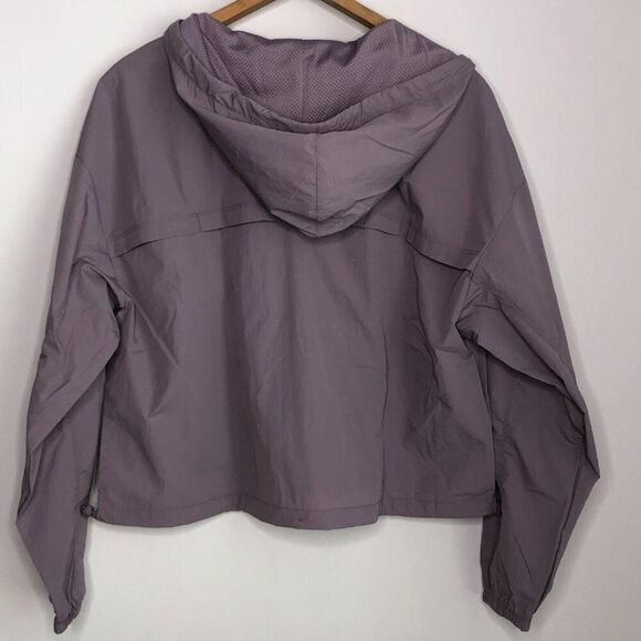 NWT Champion x Urban Outfitters Hooded Anorak Jacket Men's M Purple Lavender - Picture 3 of 5